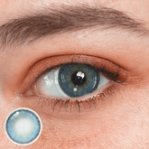 Premium Candy Blue Prescription Coloured Contact Lenses - BEAUEYE (UK)
