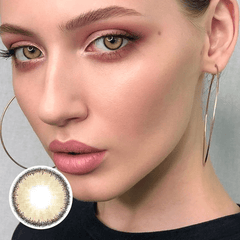 Premium Candy Brown Prescription Coloured Contact Lenses - BEAUEYE (UK)