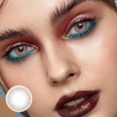 Pure Nature Brown gray Prescription Coloured Contact Lenses - BEAUEYE (UK)