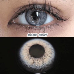 Rome Gray Coloured Contact Lenses - BEAUEYE (UK)