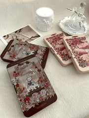 Rose Rabbit Garden Colored Contact Lens Case - BEAUEYE (UK)