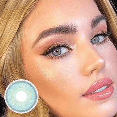 Russia Blue Prescription Coloured Contact Lenses - BEAUEYE (UK)
