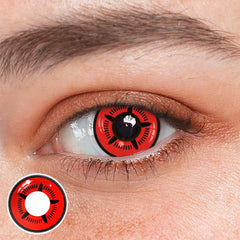 Cosplay NARUTO Obito Red Coloured Contact Lenses
