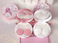 Sakura Pink Colored Contact Lens Case - BEAUEYE (UK)