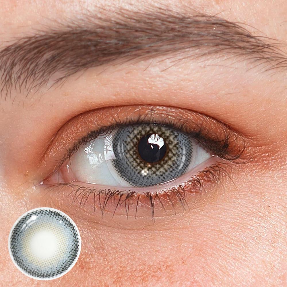 Sapphire Grey Coloured Contact Lenses - BEAUEYE (UK)