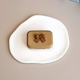Small Milk Tea Colored Contact Lens Case - BEAUEYE (UK)