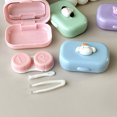 Small Portable Puppy Colored Contact Lens Case - BEAUEYE (UK)