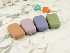 Smooth Paint Surface Colored Contact Lens Case - BEAUEYE (UK)
