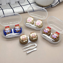 Textured Colored Contact Lens Case - BEAUEYE (UK)