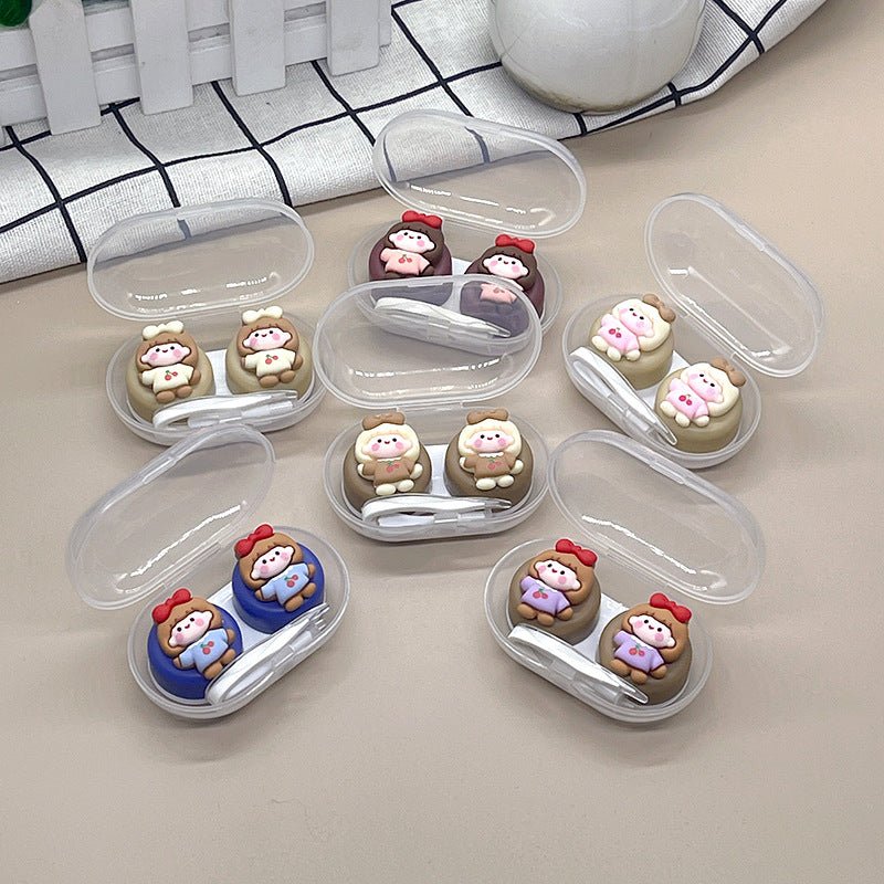 Textured Colored Contact Lens Case - BEAUEYE (UK)