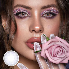 Thetis Mixia Grey Prescription Coloured Contact Lenses - BEAUEYE (UK)