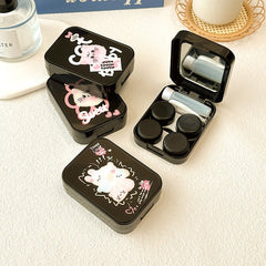 Three Little Cuties Coloured Contact Lens Case - BEAUEYE (UK)