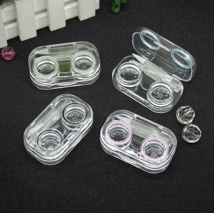 Transparent Multicolor Colored Contact Lens Case - BEAUEYE (UK)