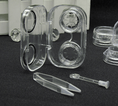 Transparent Multicolor Colored Contact Lens Case - BEAUEYE (UK)