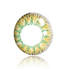 Vega Gold Yellow Prescription Coloured Contact Lenses - BEAUEYE (UK)