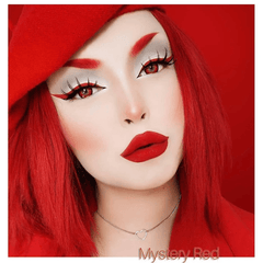 Vega Red Prescription Coloured Contact Lenses - BEAUEYE (UK)