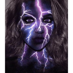 Vega Violet Purple Prescription Coloured Contact Lenses - BEAUEYE (UK)