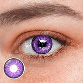 Vega Violet Purple Prescription Coloured Contact Lenses - BEAUEYE (UK)