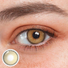 Vela Brown Prescription Coloured Contact Lenses - BEAUEYE (UK)
