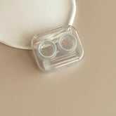 With Bottle Integrated Screw - Free Cap Colored Contact Lens Case - BEAUEYE (UK)