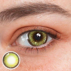 Zulmira Green Coloured Contact Lenses - BEAUEYE (UK)