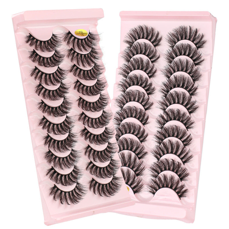 7D Dense 10 Piece Mink Hair Eyelashes