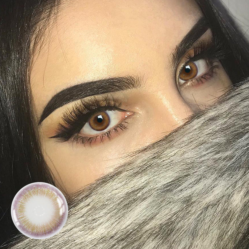 Adriene Pink Coloured Contact Lenses Main image