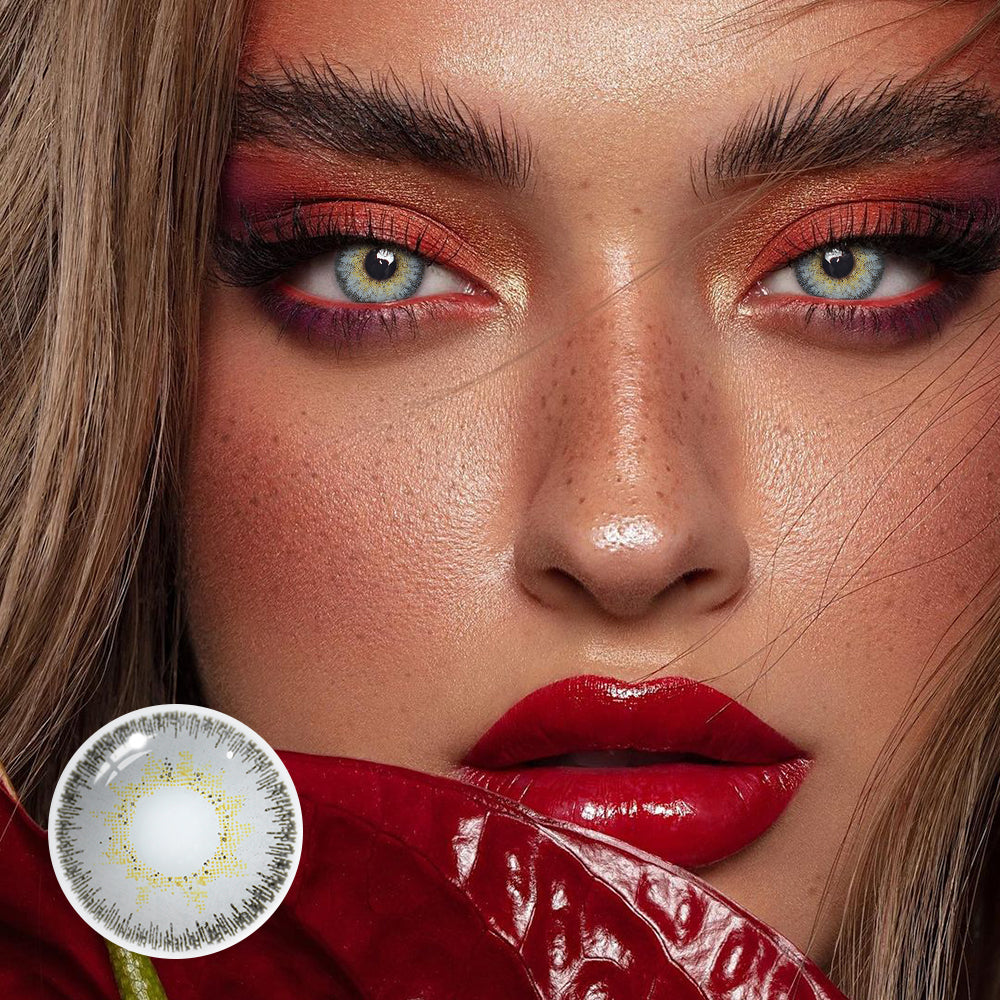 Artemis Cool Gray Coloured Contact Lenses Main image