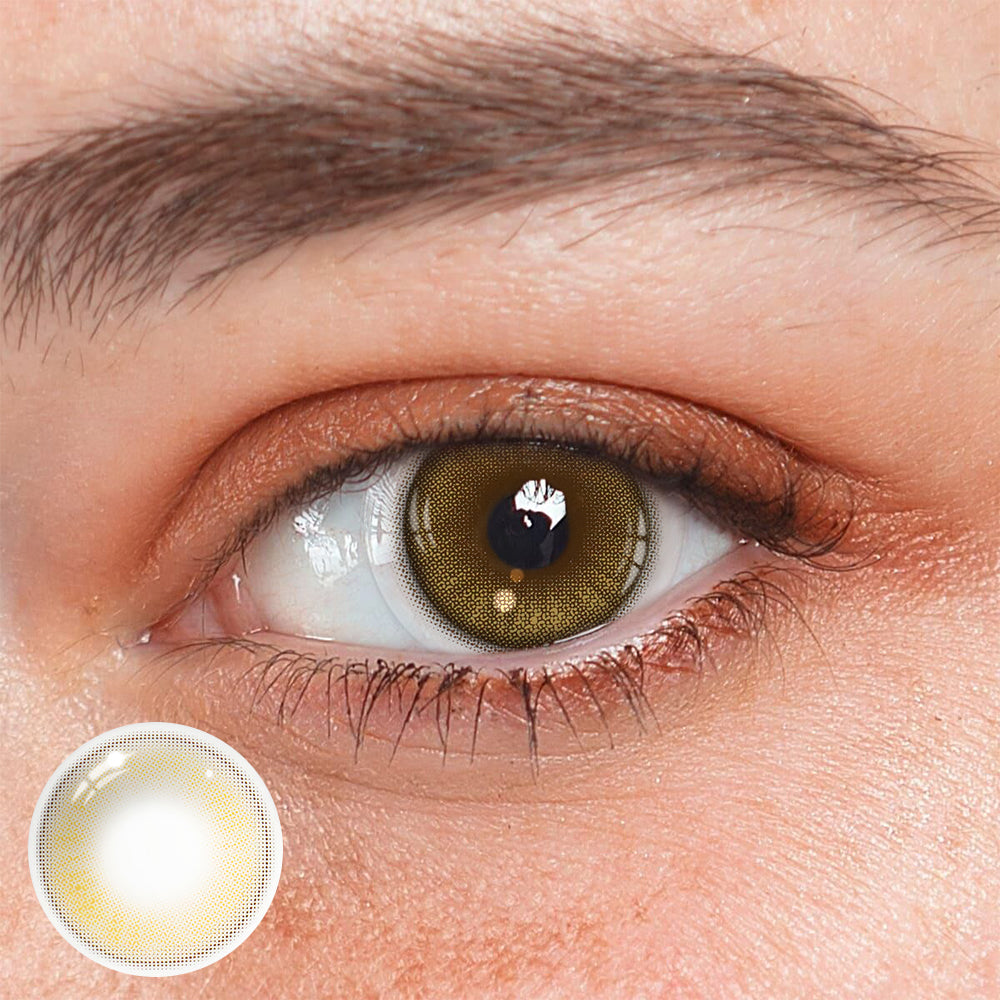 Cirilla Yellow Coloured Contact Lenses Main image
