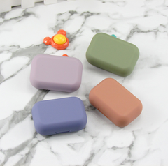 Simple Scrub Multicolor Colored Contact Lens Case