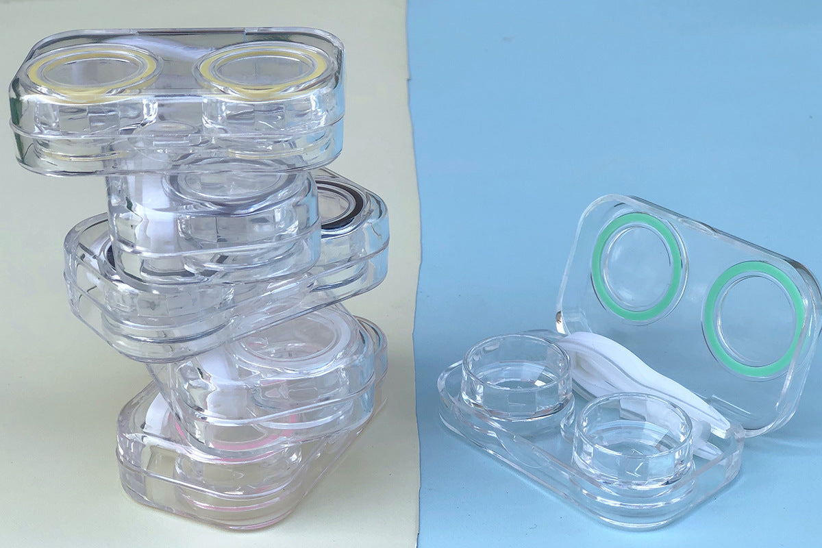 Simple Colored Contact Lens Case