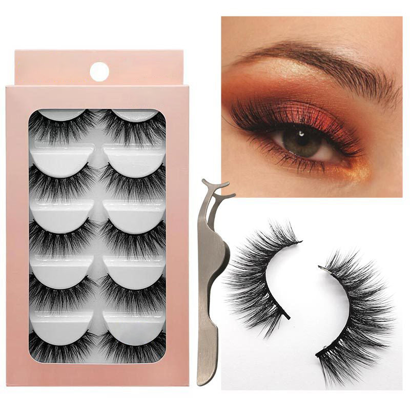 Mink Hair 10 Piece Mink Hair Eyelashes