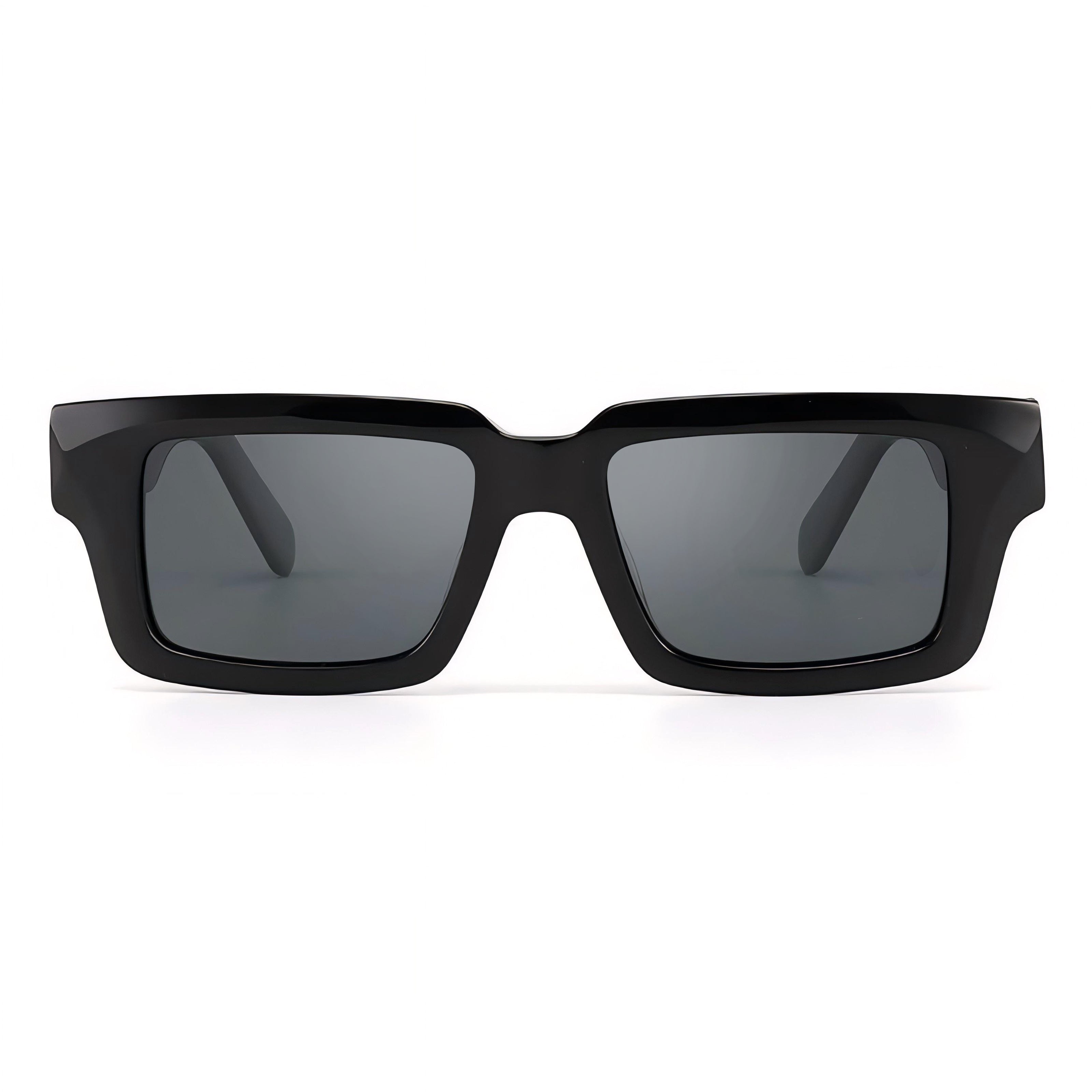 Eulalia Rectangle Black Sunglasses Main image