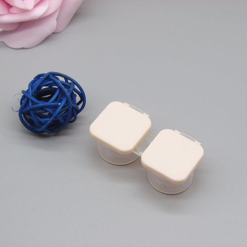 Portable Press Colored Contact Lens Case