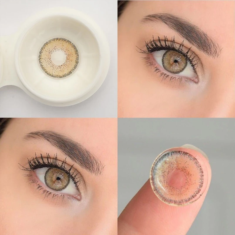 Natural Avela Brown Colored Contact Lenses