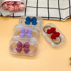 Transparent Colored Contact Lens Case