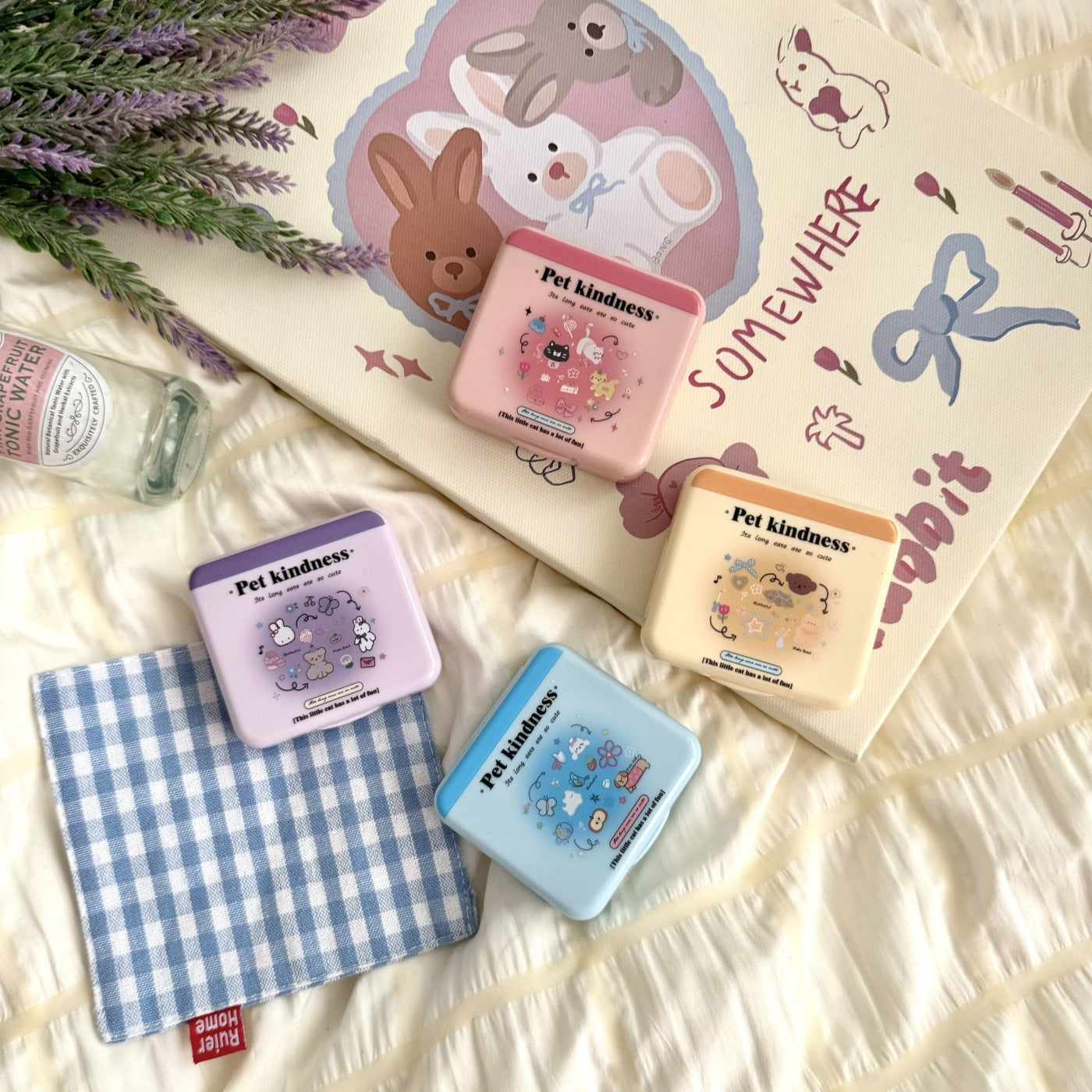 Pet Kindness Coloured Contact Lens Case Secondary image