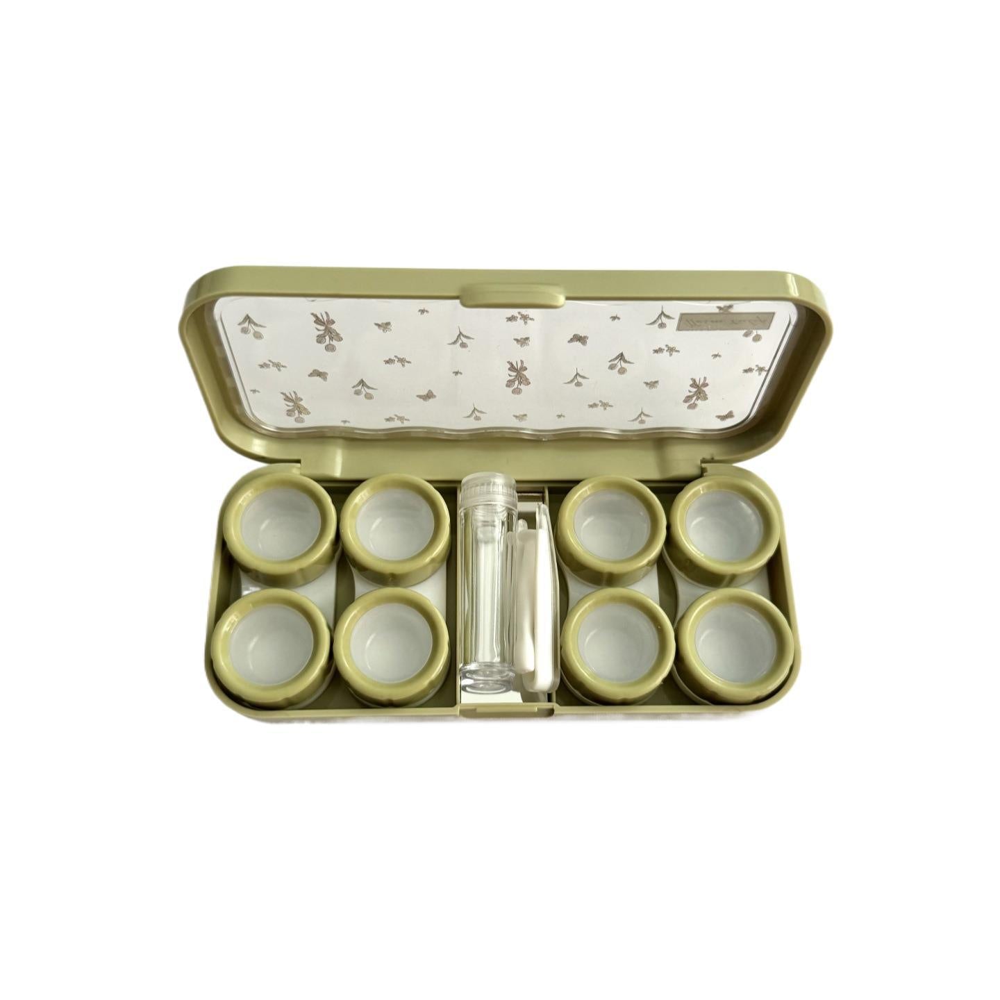Crushed Tulips Coloured Contact Lens Case