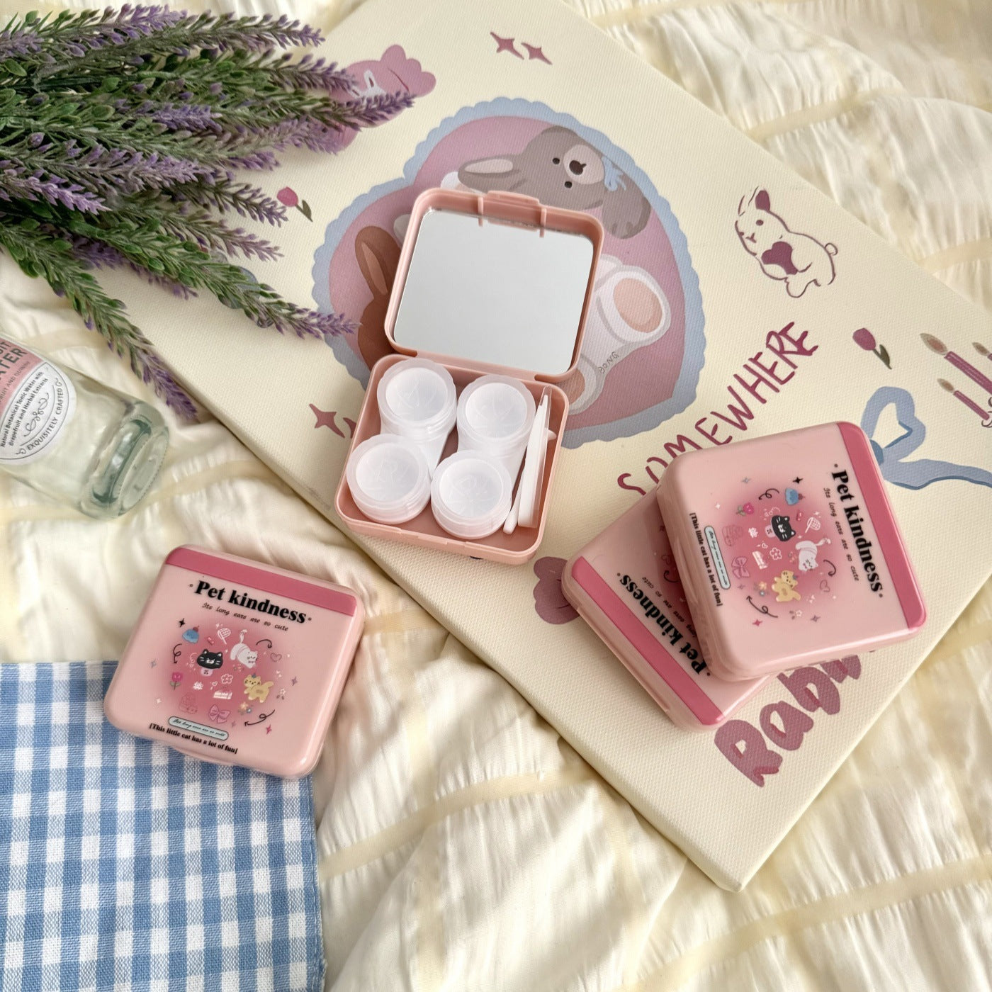 Pet Kindness Coloured Contact Lens Case
