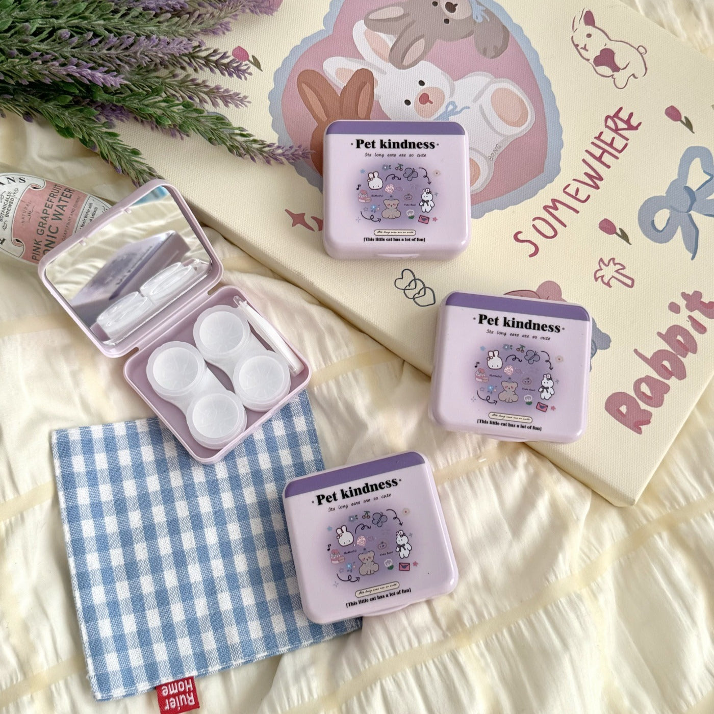 Pet Kindness Coloured Contact Lens Case
