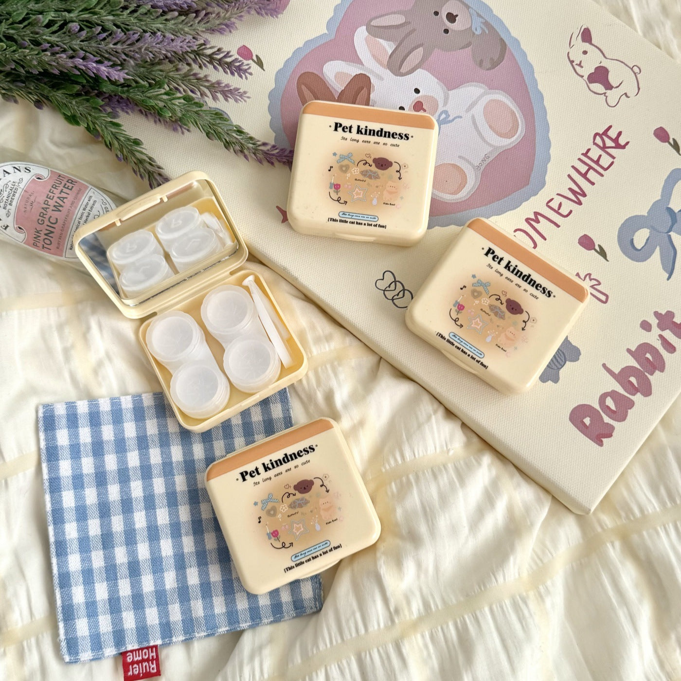Pet Kindness Coloured Contact Lens Case