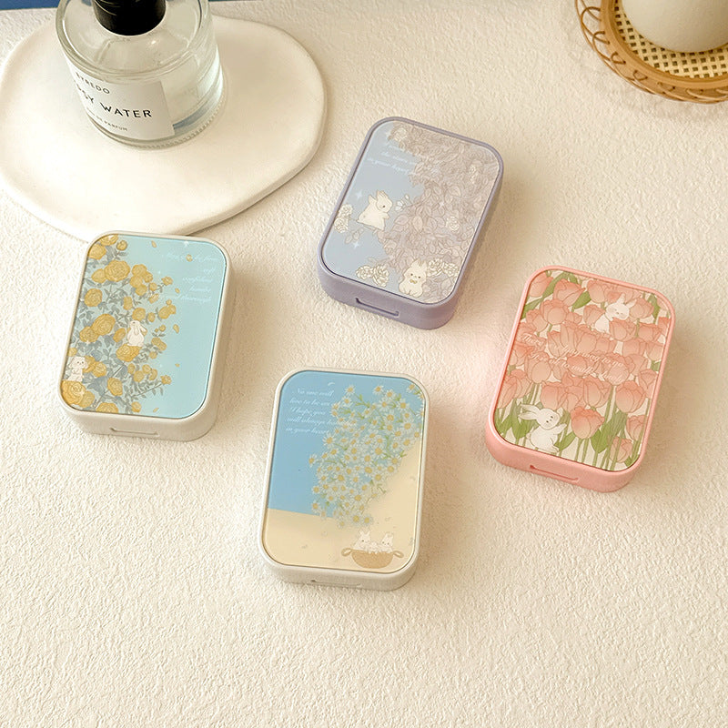 Sea of Blossoms Coloured Contact Lens Case Main image