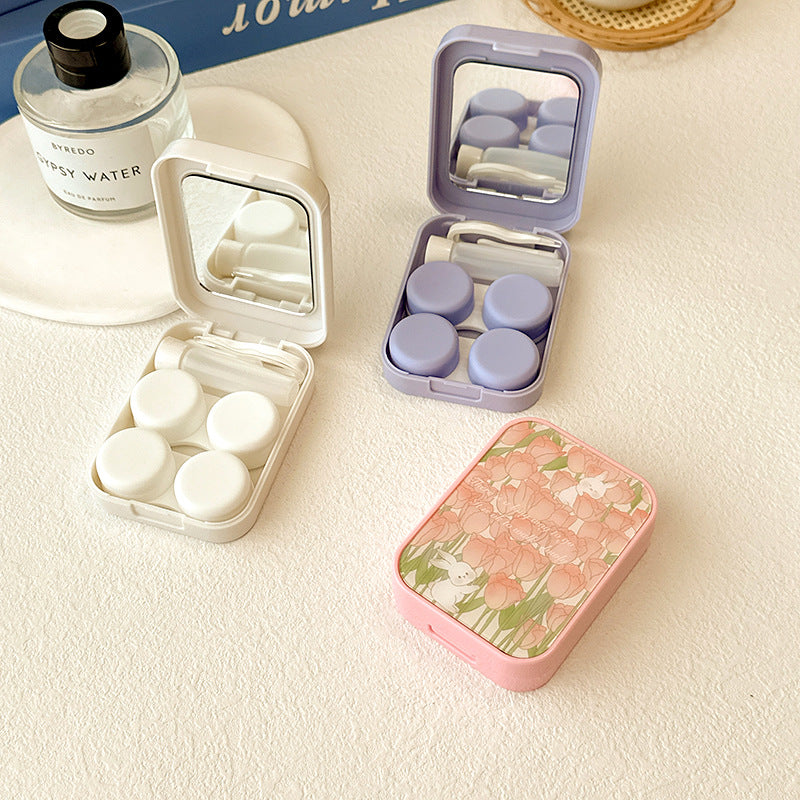Sea of Blossoms Coloured Contact Lens Case Secondary image