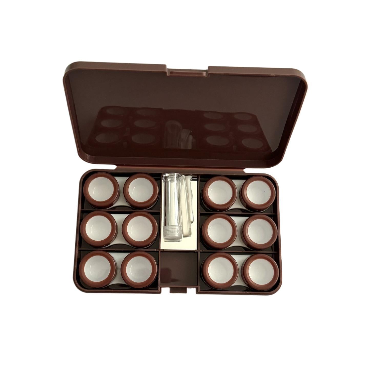 Big Eye Girl Coloured  Contact Lens Case