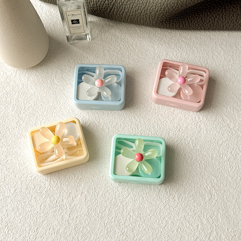 Pastel Blossom Coloured Contact Lens Case Main image