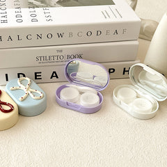 Dainty Dot Ribbon Coloured Contact Lens Case