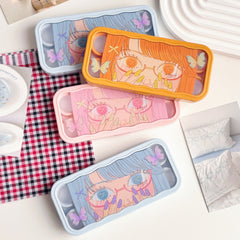 Manga Butterfly Eyes Coloured Contact Lens Case