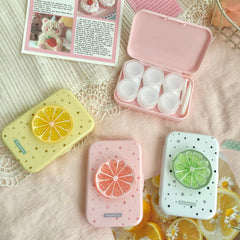 Fruit Slice Coloured Contact Lens Case