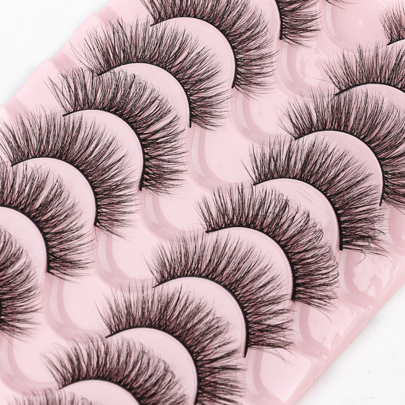 7D Dense 10 Piece Mink Hair Eyelashes