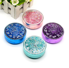 Stars Quicksand Multicolor Colored Contact Lens Case